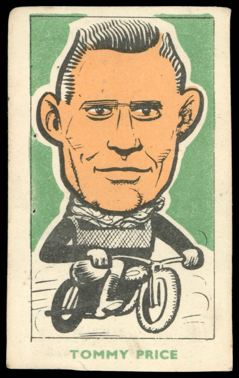 Kiddys - 'Popular Speedway Riders' (c1950) - #33 - Tommy Price (Wembley) Kiddys - 'Popular Speedway Riders' (c1950) - #33 - Tommy Price (Wembley)