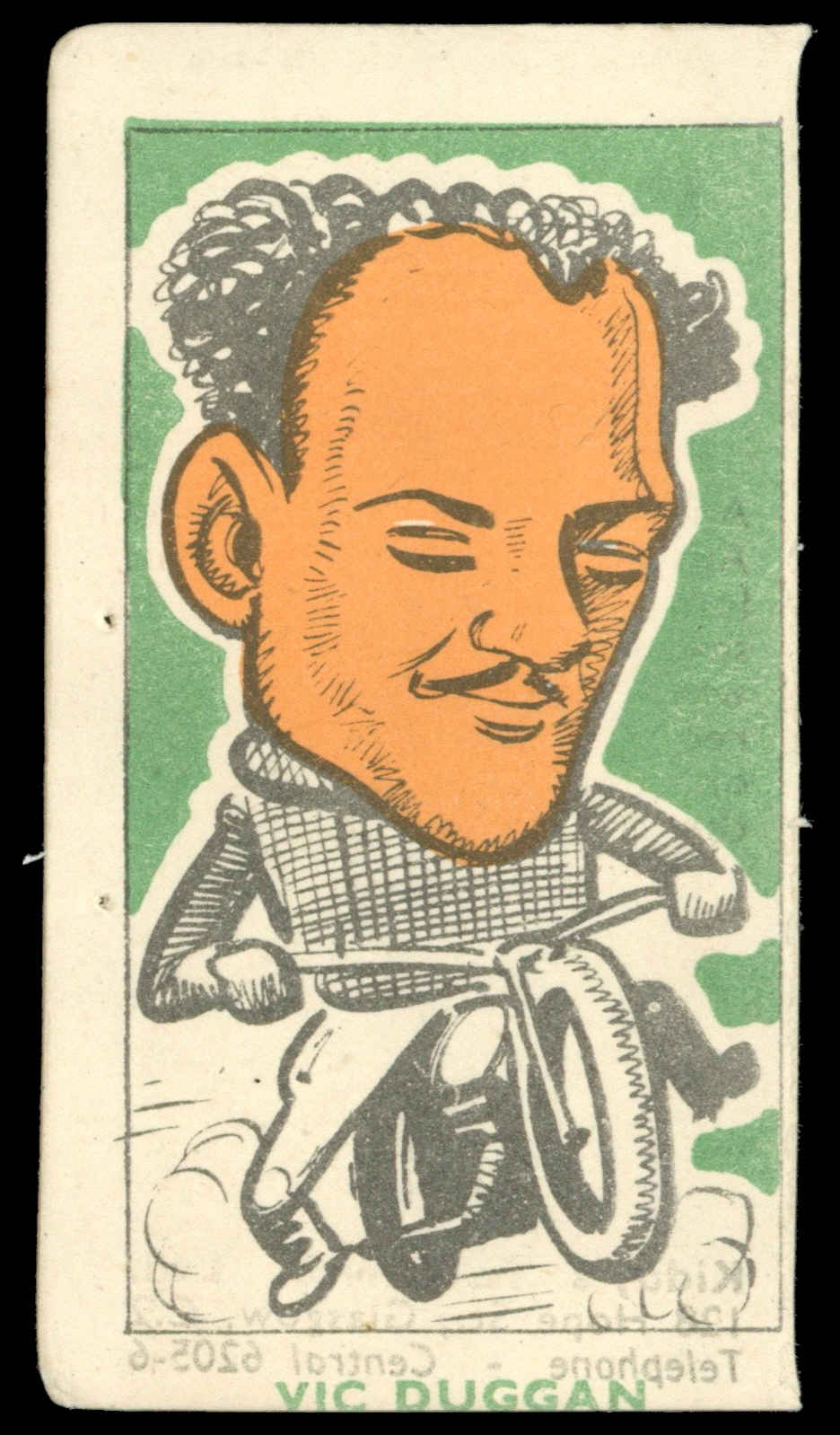 Kiddys - 'Popular Speedway Riders' (c1950) - #36 - Vic Duggan (Harringay) Kiddys - 'Popular Speedway Riders' (c1950) - #36 - Vic Duggan (Harringay)