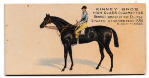 Kinney Bro's - 'Racehorses - English Horses' (1898) - Bendigo