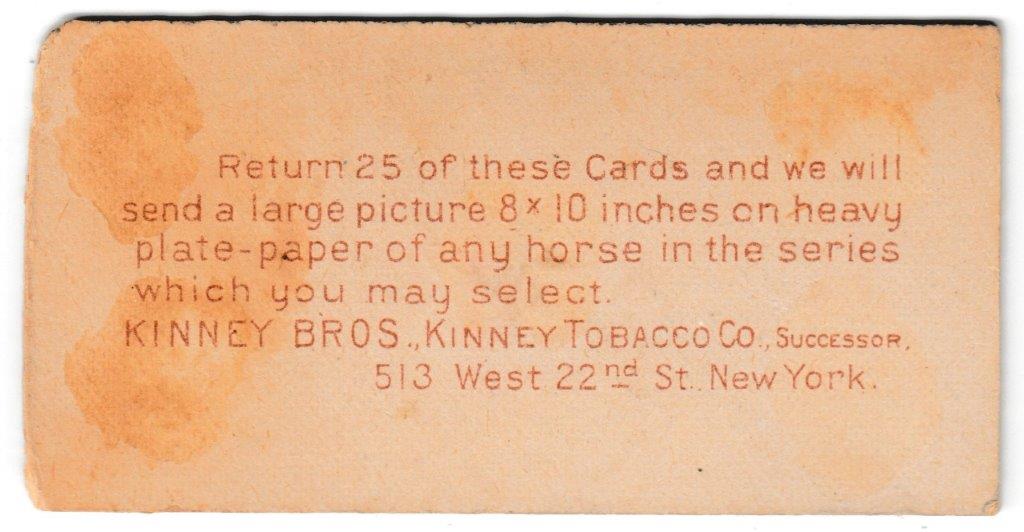 Kinney Bro's - 'Racehorses - English Horses' (1898) - George Frederick Kinney Bro's - 'Racehorses - English Horses' (1898) - George Frederick
