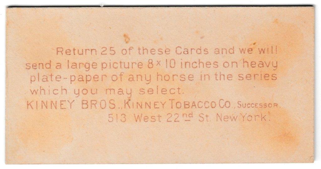 Kinney Bro's - 'Racehorses - English Horses' (1898) - Caractacus Kinney Bro's - 'Racehorses - English Horses' (1898) - Caractacus