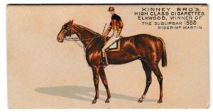 Kinney Bro's - 'Famous Running Horses (American)' (1889) - Elkwood
