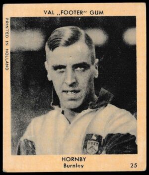 Klene - 'Val "Footer" Gum' (1936) - Card #25 - Hornby (Burnley)
