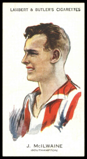 Lambert & Butler - 'Footballers 1930-31' (1930) - #24 - J. McIlwaine (Southampton)