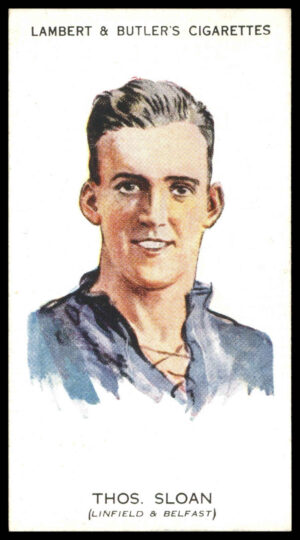 Lambert & Butler - 'Footballers 1930-31' (1930) - #34 - T. Sloan (Linfield)