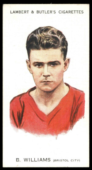 Lambert & Butler - 'Footballers 1930-31' (1930) - #39 - B. Williams (Bristol City)