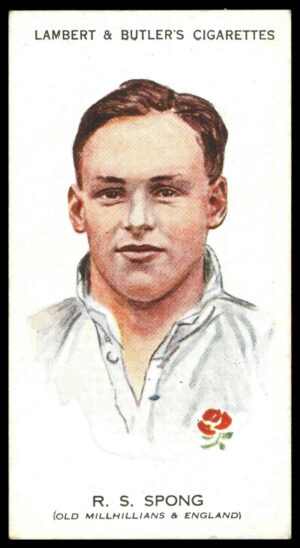 Lambert & Butler - 'Footballers 1930-31' (1930) - #49 - R.S. Spong (Old Millhillians)