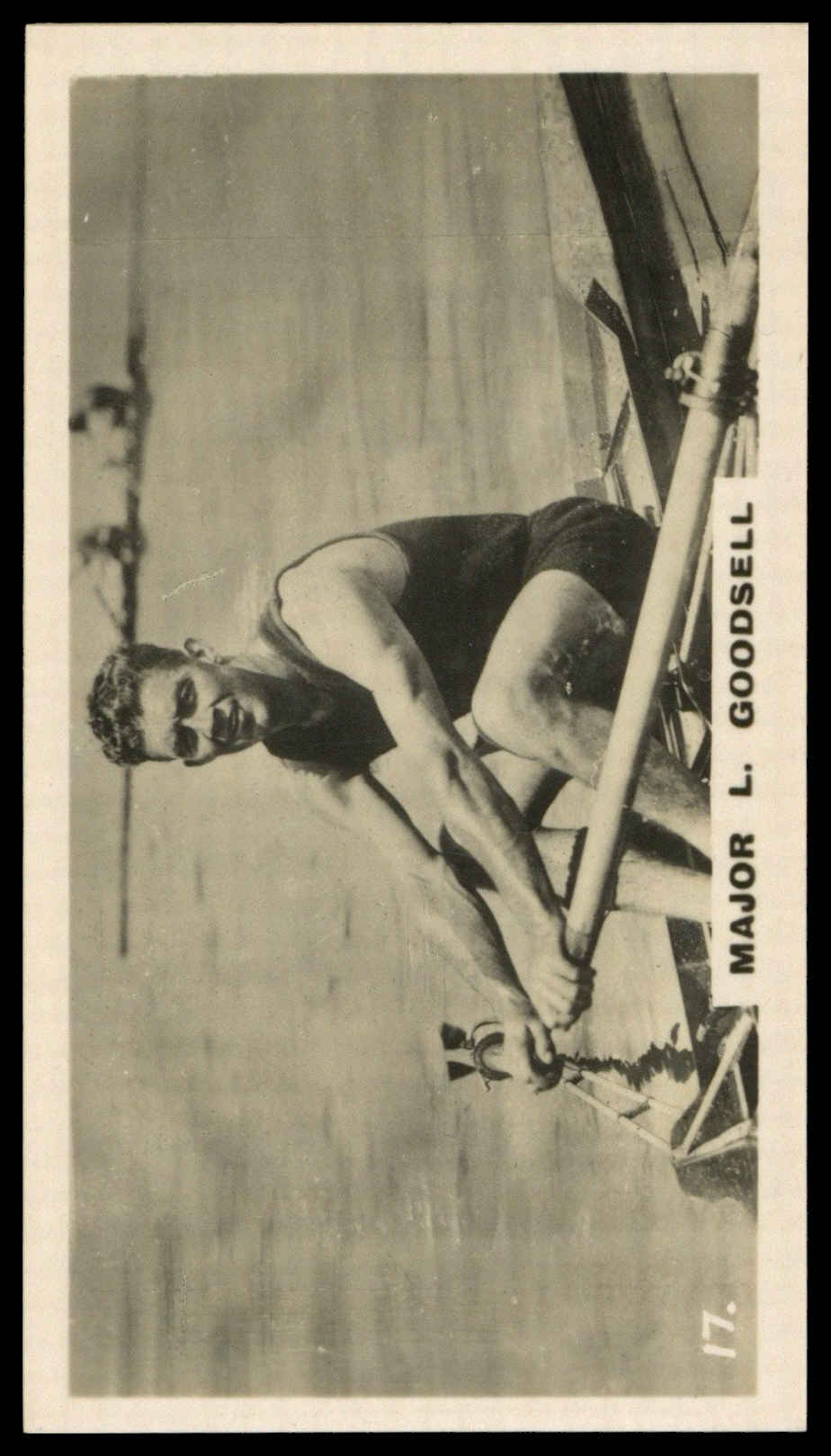 Lambert & Butler - 'Who's Who in Sport 1926' (1926) - Major L. Goodsell (Sculling) Lambert & Butler - 'Who's Who in Sport 1926' (1926) - Major L. Goodsell (Sculling)