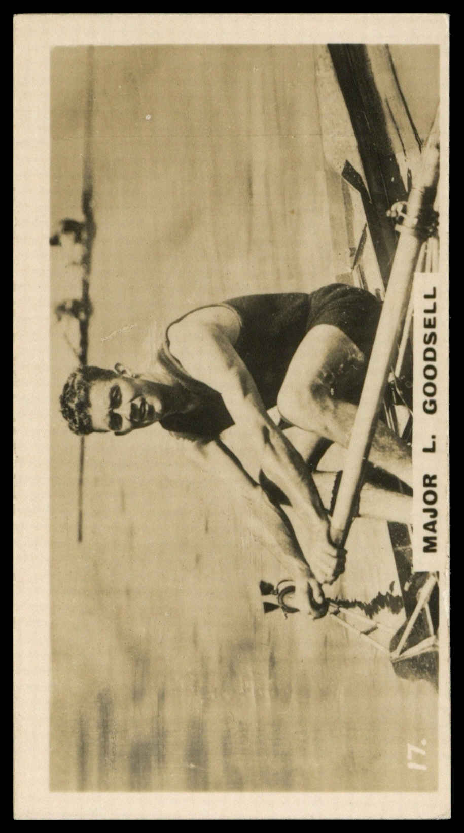 Lambert & Butler - 'Who's Who in Sport 1926' (1926) - #17 - Major L. Goodsell (Sculling) Lambert & Butler - 'Who's Who in Sport 1926' (1926) - #17 - Major L. Goodsell (Sculling)