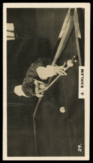 Lambert & Butler - 'Who's Who in Sport 1926' (1926) - #24 - J. Earlam (Billiards)
