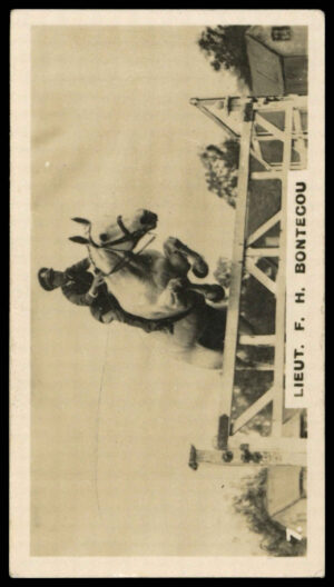 Lambert & Butler - 'Who's Who in Sport 1926' (1926) - #7 - Lieut. F.H. Bontecu (Showjumping)