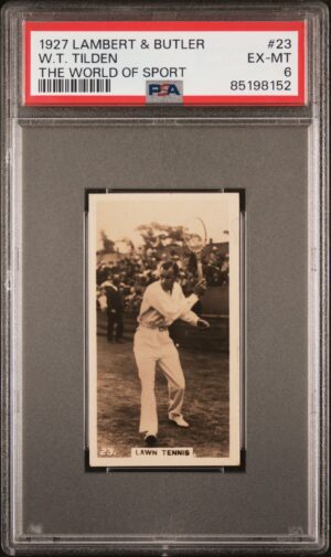Lambert & Butler - 'The World of Sport' (1927) - W.T. Tilden **PSA6**