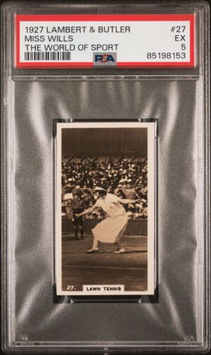 Lambert & Butler - 'The World of Sport' (1927) - Miss Wills **PSA5**