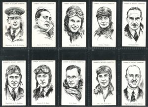 Lambert & Butler - 'Famous British Airmen & Airwomen'  Complete Set (1935)