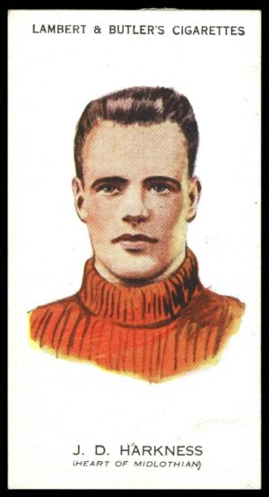 Lambert & Butler - 'Footballers 1930-31' (1930) - J.D. Harkness (Heart of Midlothian)
