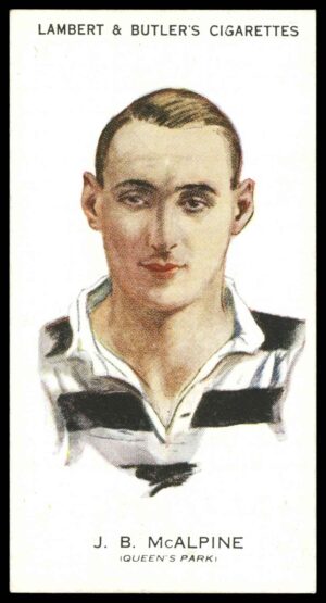 Lambert & Butler - 'Footballers 1930-31' (1930) - J.B. McAlpine (Queens Park)