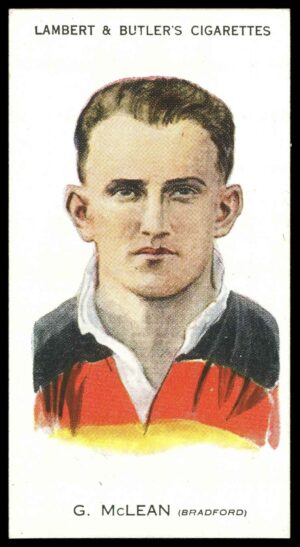 Lambert & Butler - 'Footballers 1930-31' (1930) - G. McLean (Bradford)
