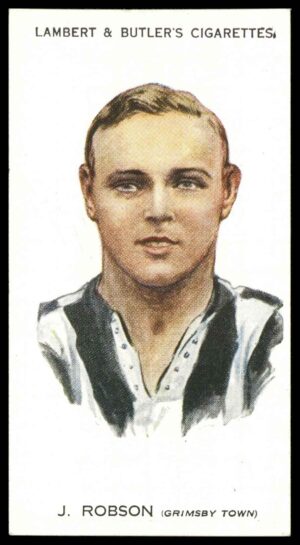 Lambert & Butler - 'Footballers 1930-31' (1930) - J. Robson (Grimsby Town)