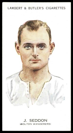 Lambert & Butler - 'Footballers 1930-31' (1930) - J. Seddon (Bolton Wanderers)