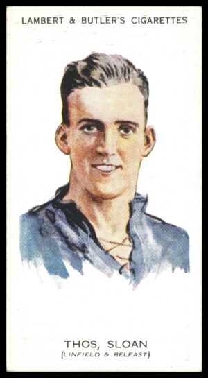 Lambert & Butler - 'Footballers 1930-31' (1930) - T. Sloan (Linfield)