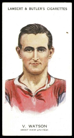 Lambert & Butler - 'Footballers 1930-31' (1930) - V. Watson (West Ham United)