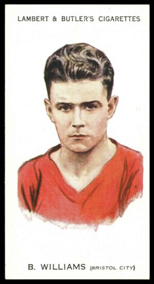 Lambert & Butler - 'Footballers 1930-31' (1930) - B. Williams (Bristol City)