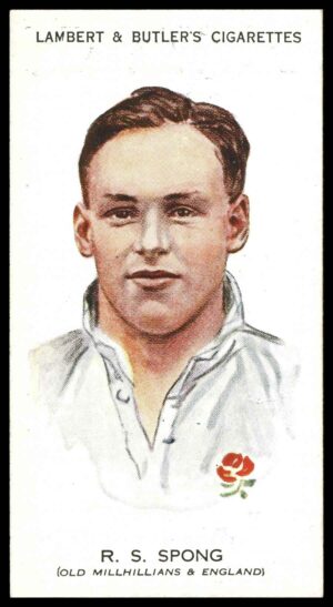 Lambert & Butler - 'Footballers 1930-31' (1930) - R.S. Spong (Old Millhillians)