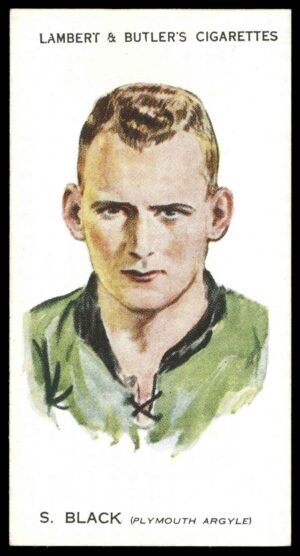 Lambert & Butler - 'Footballers 1930-31' (1930) - S. Black (Plymouth Argyle)