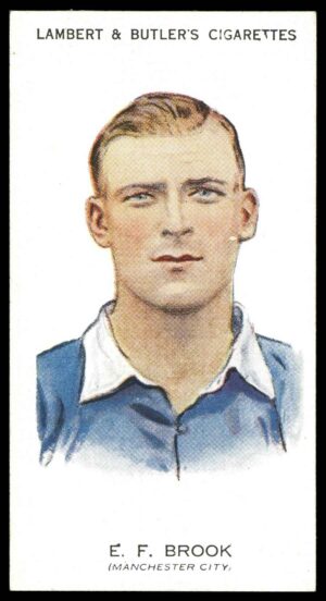 Lambert & Butler - 'Footballers 1930-31' (1930) - E.F. Brook (Manchester City)