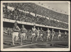 Real Photo - 'Emil Zatopek 1952 Helsinki Olympics 10000m Postcard' (1953) - Postmarked Helsinki 19-Feb-1953