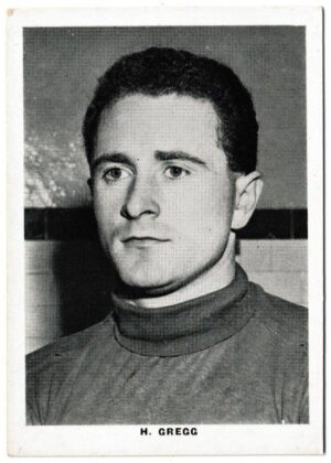 Leaf - 'Footballers - Portraits' (1961) - H. Gregg (Manchester United)