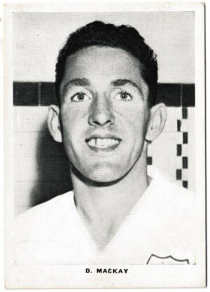Leaf - 'Footballers - Portraits' (1961) - D. Mackay (Tottenham Hotspur)