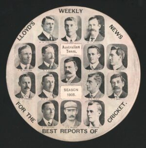 Lloyds Weekly Mag - 'Australian Team Season 1905'