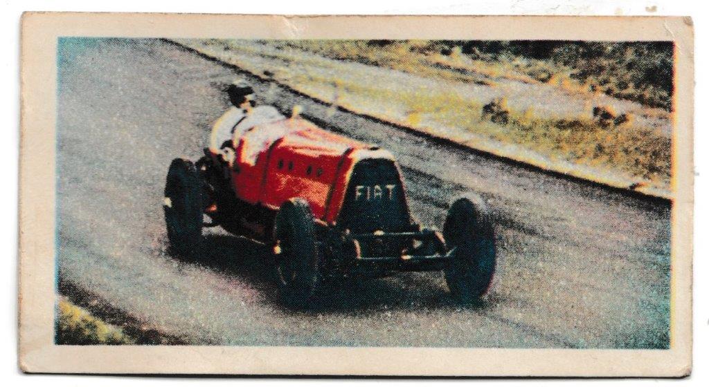 Lyons Maid - 'Famous Cars' (1966) - Card #1 - Fiat 1908 Lyons Maid - 'Famous Cars' (1966) - Card #1 - Fiat 1908