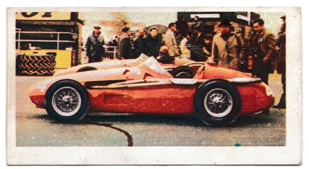 Lyons Maid - 'Famous Cars' (1966) - Card #14 - Maserati 250F Lyons Maid - 'Famous Cars' (1966) - Card #14 - Maserati 250F