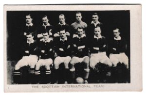 Magnet Library - 'Football Teams' (1923) - Card #9 - The Scottish International Team