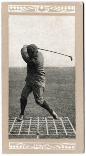 Marsuma - 'Famous Golfers and their Strokes' (c1914) - John Ball (Top of Swing)