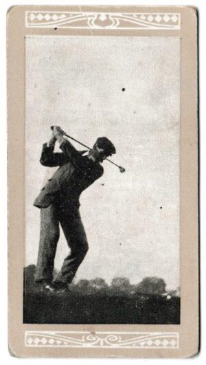 Marsuma - 'Famous Golfers and their Strokes' (c1914) - James Braid (Top of Swing in Drive)