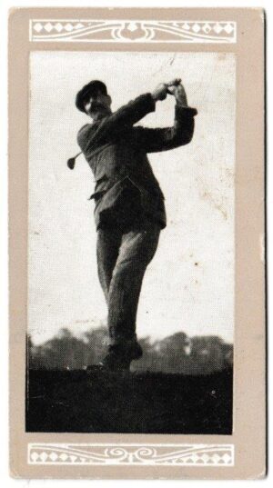 Marsuma - 'Famous Golfers and their Strokes' (c1914) - James Braid (Finish of Drive)