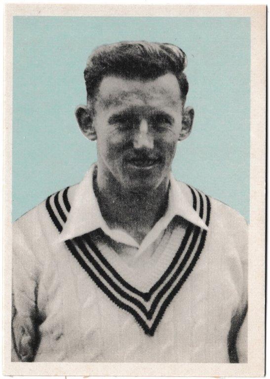 Master Vending - 'Cricketer Series' (1958) - Card #2 - Robert William Blair (Wellington) Master Vending - 'Cricketer Series' (1958) - Card #2 - Robert William Blair (Wellington)