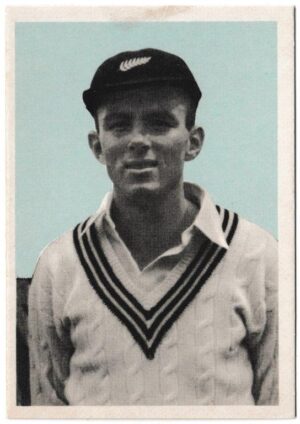 Master Vending - 'Cricketer Series' (1958) - Card #3 - William Rodger Playle (Auckland)