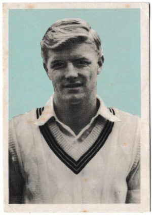 Master Vending - 'Cricketer Series' (1958) - Card #4 - John William D'Arcy (Canterbury)