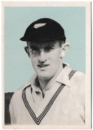 Master Vending - 'Cricketer Series' (1958) - Card #8 - John Alabaster (Otago)