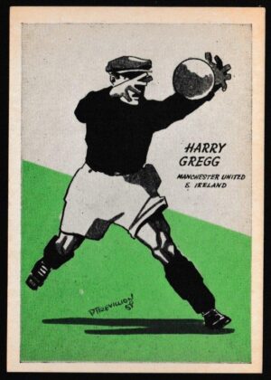 Master Vending - 'Cardmaster Football Tips (Cream & Address)' (1958) - Harry Gregg (Man Utd)