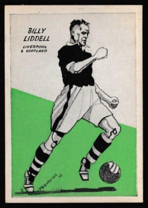 Master Vending - 'Cardmaster Football Tips (Cream & Address)' (1958) - Billy Liddell (Liverpool)