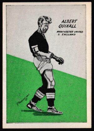 Master Vending - 'Cardmaster Football Tips (Cream & Address)' (1958) - Albert Quixall (Man Utd)
