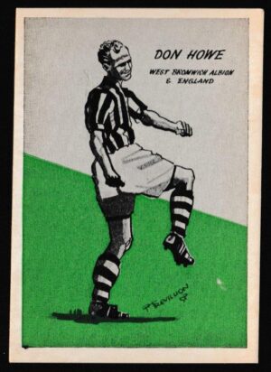 Master Vending - 'Cardmaster Football Tips (Cream & Address)' (1958) - Don Howe (West Brom)