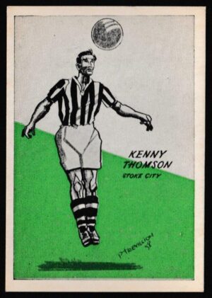 Master Vending - 'Cardmaster Football Tips (Cream & Address)' (1958) - Kenny Thomson (Stoke)