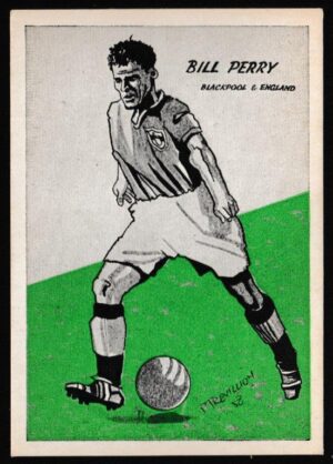 Master Vending - 'Cardmaster Football Tips (Cream & Address)' (1958) - Bill Perry (Blackpool)