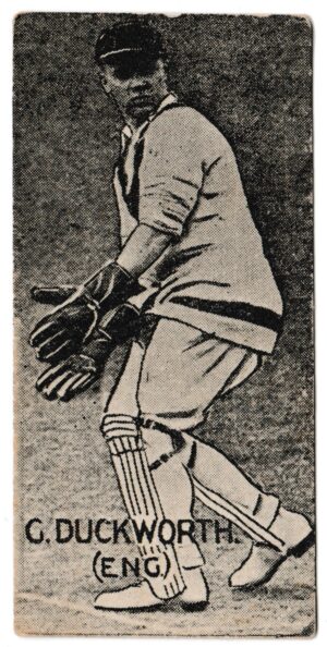 McNiven - 'Cricketers' (1929) - G. Duckworth (Lancashire)
